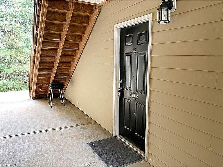 Front Door of Unit #103 - Ground Floor