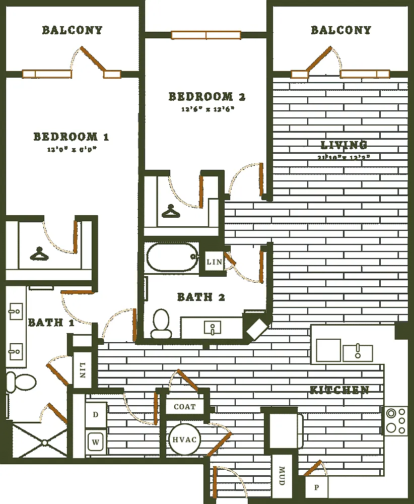 Floor plan Hopkins
