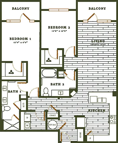 Floor plan Hopkins