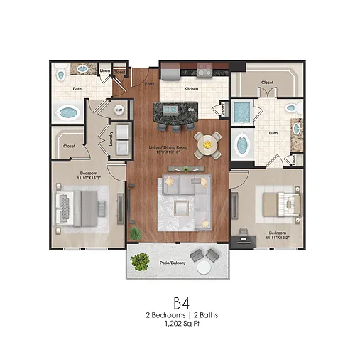 Floor plan B4