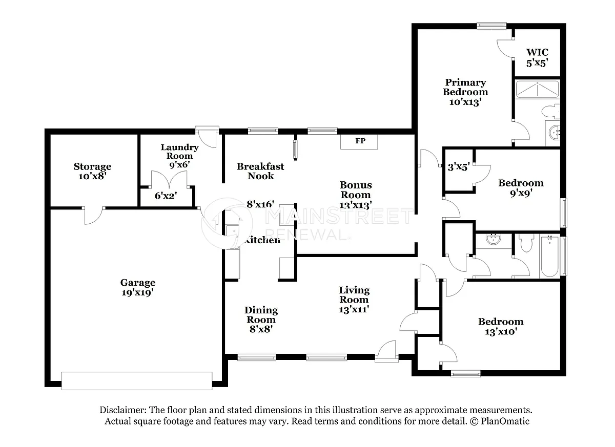 Floor Plan - 6556 Rocky Park Dr