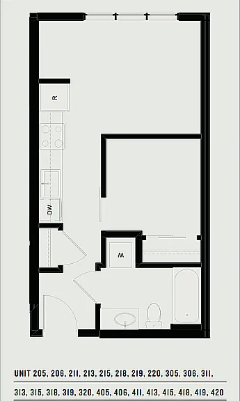 B.1 Apts 205, 206, 211, 213, 215, 218, 219, 220, 305, 306, 311, 313, 315, 318, 319, 320, 405, 406, 411, 413, 415, 418, 419, 420 B.1 Apts 205, 206, 211, 213, 215, 218, 219, 220, 305, 306, 311, 313, 315, 318, 319, 320, 405, 406, 411, 413, 415, 418, 419, 420