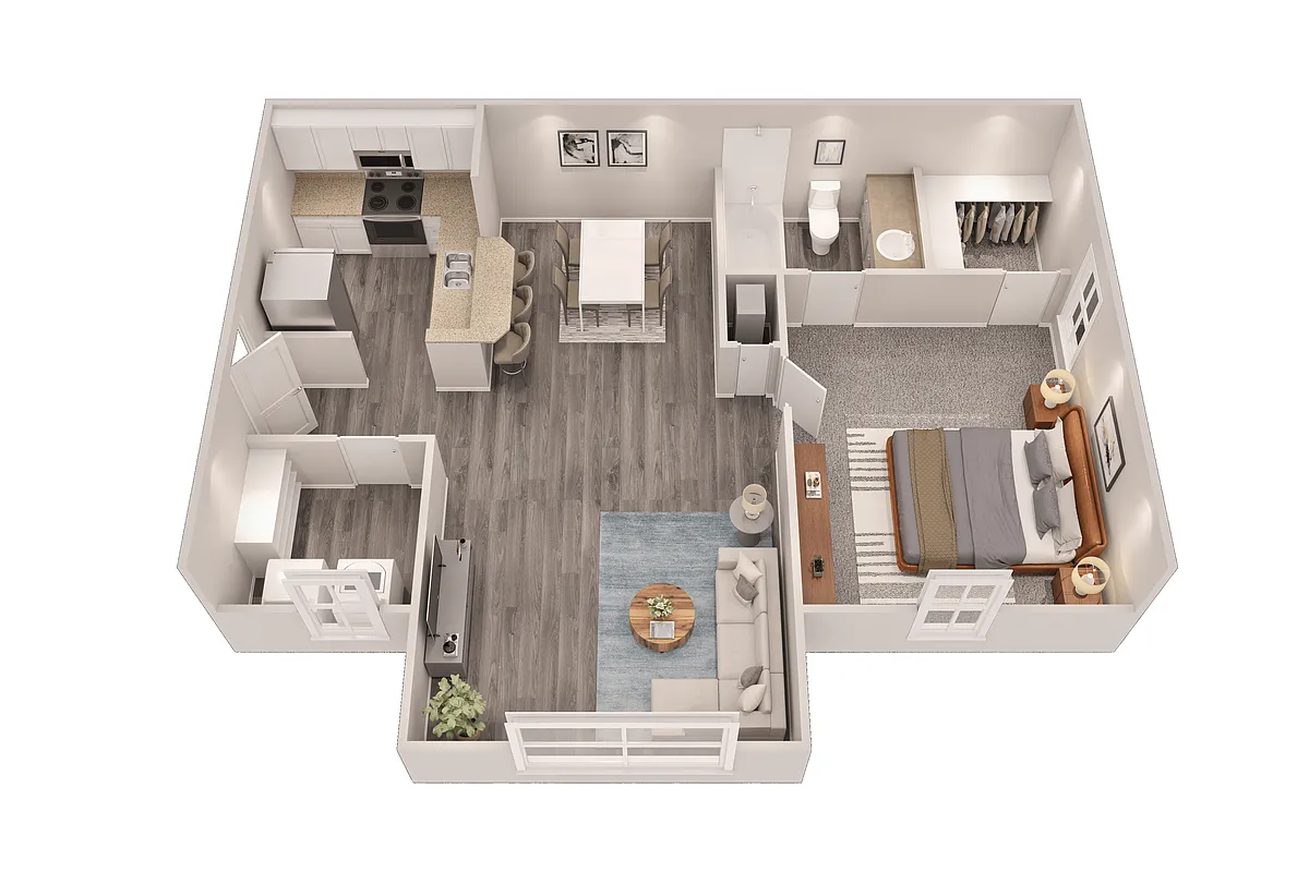 Floor plan Ameila - Renovated