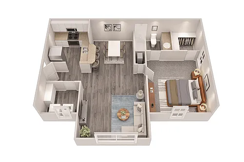 Floor plan Ameila - Renovated
