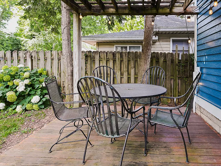 Backyard patio
