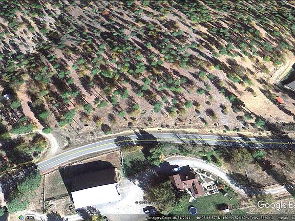 Parcel is north of road