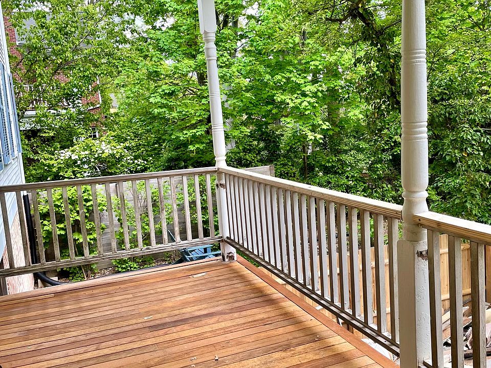 Private rear porch