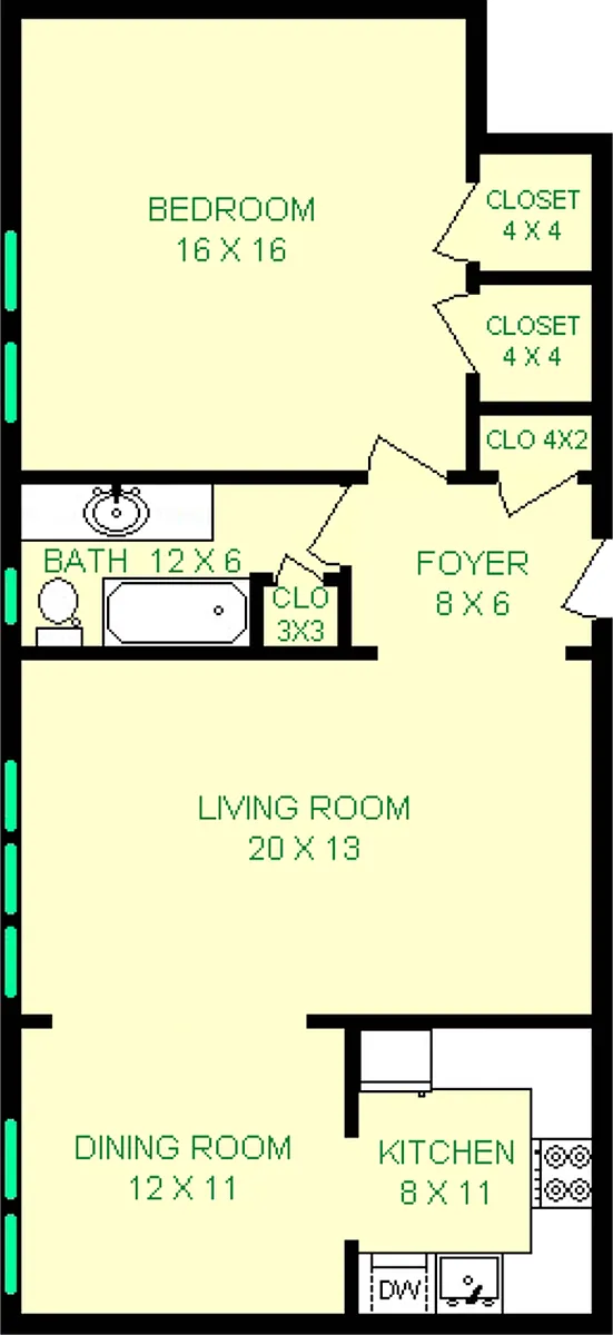 Floor plan Brady