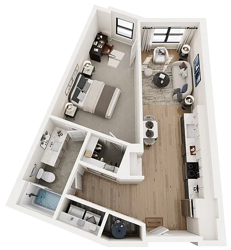 Floor plan 1C