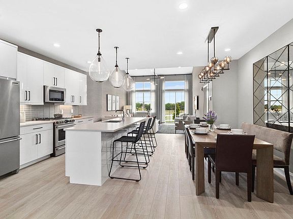 Devonshire Kitchen, Dining, and Living Area