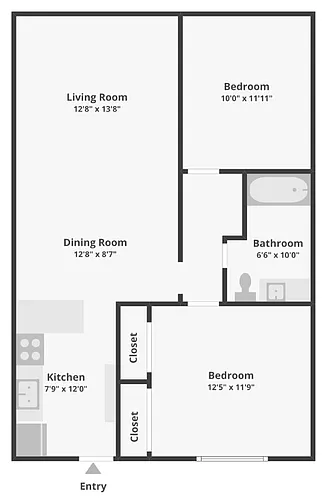 Floor plan 2/1