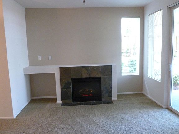 Electric fireplace in livingroom