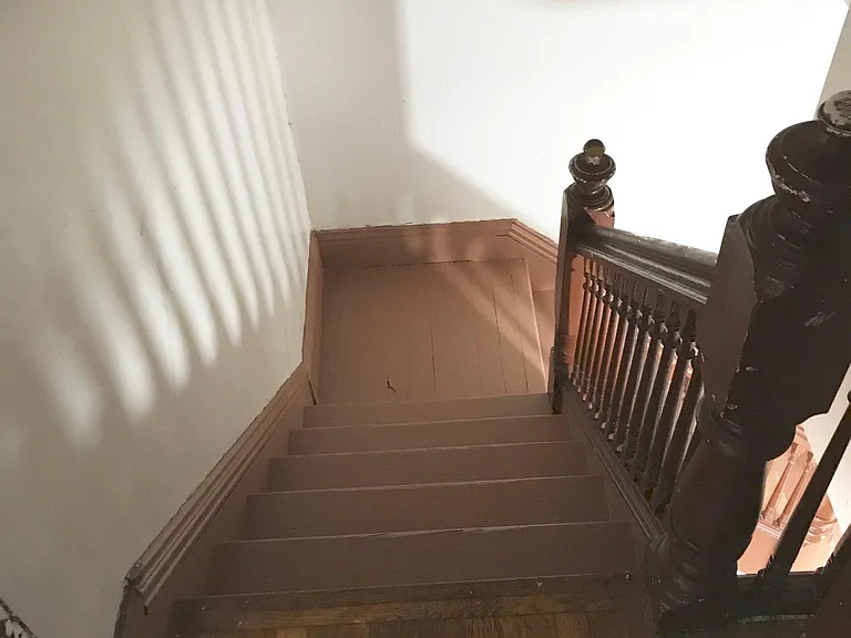 Staircase going down from second floor