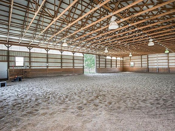 Arena is lighted and there is also a water spigot for convenience.