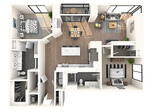 Floor plan B7