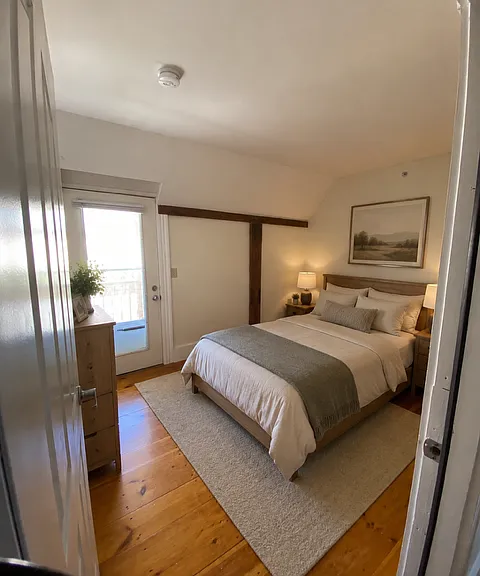 virtually staged bedroom