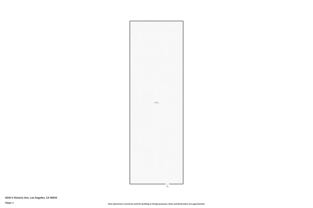 Floor plan 1BD 1BA