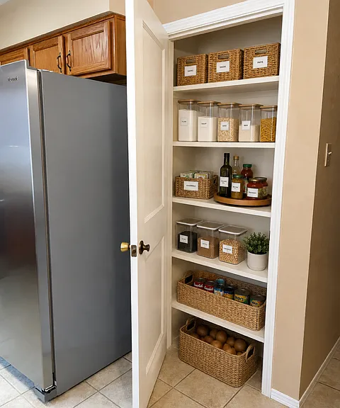 Suggested organization of pantry