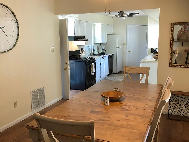 Dining area off the living room gives the open concept everyone enjoys.