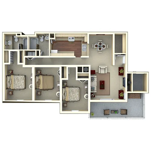 Floor plan The River Birch