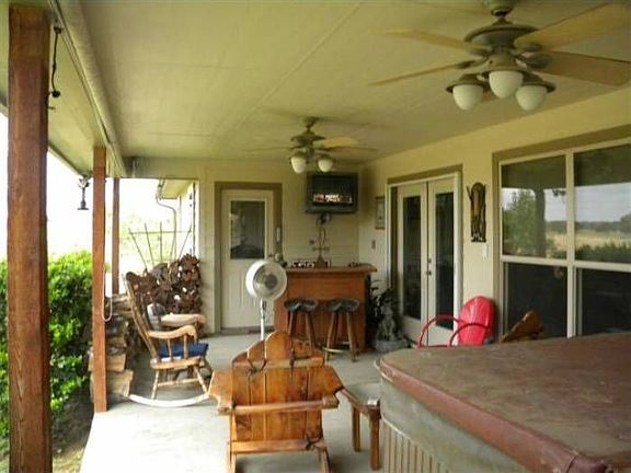 Large back porch