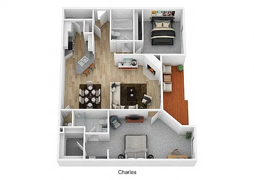 Floor plan Charles II