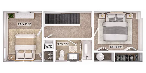 Floor plan The Teller