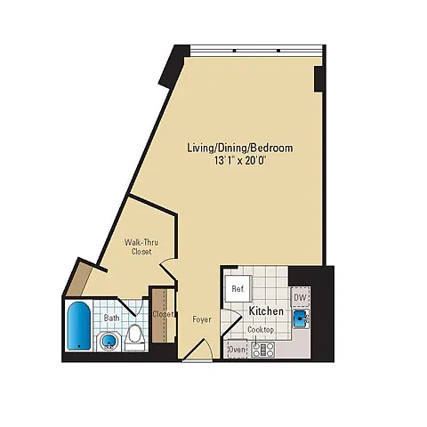 Floor plan Studio | S02