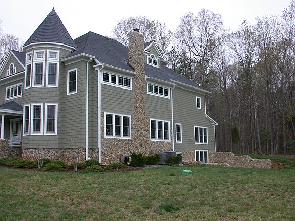 West side of house