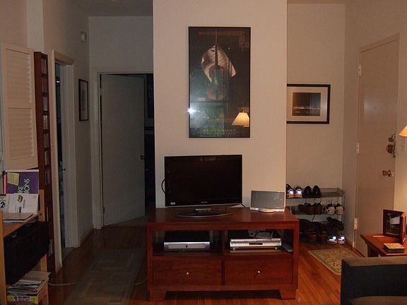 Media table with TV