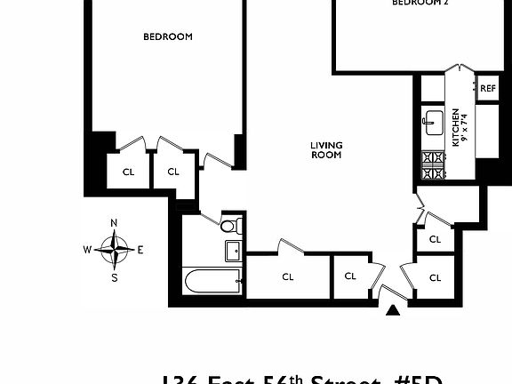 2nd image of 136 E 56th St APT 5D