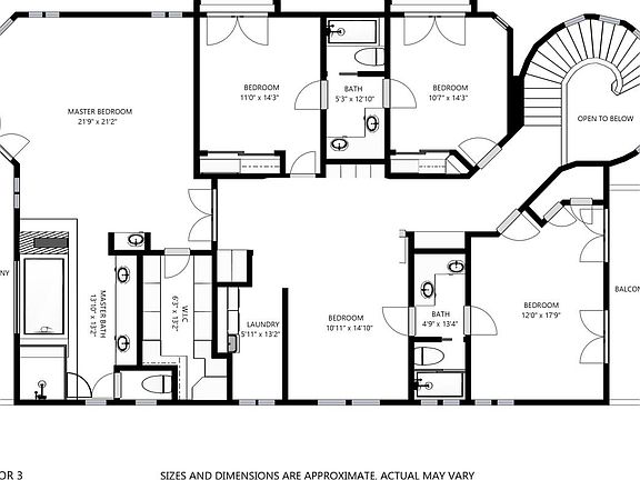 Second floor plan
