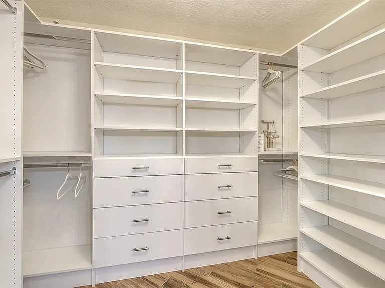 Huge custom built primary closet