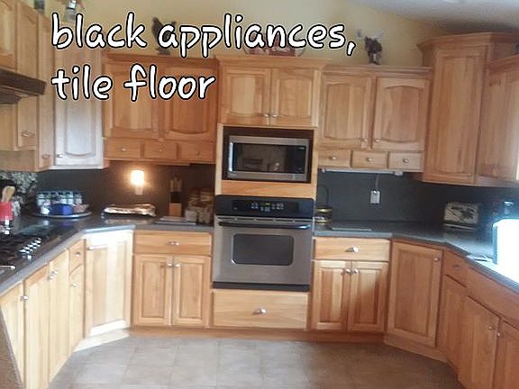 Red birch cabinets 