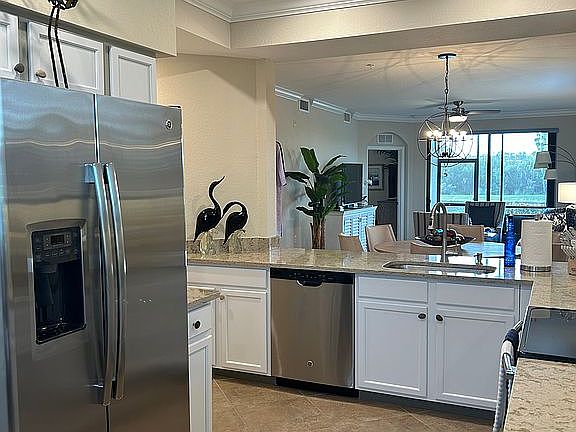 view thru kitchen to DR & LR