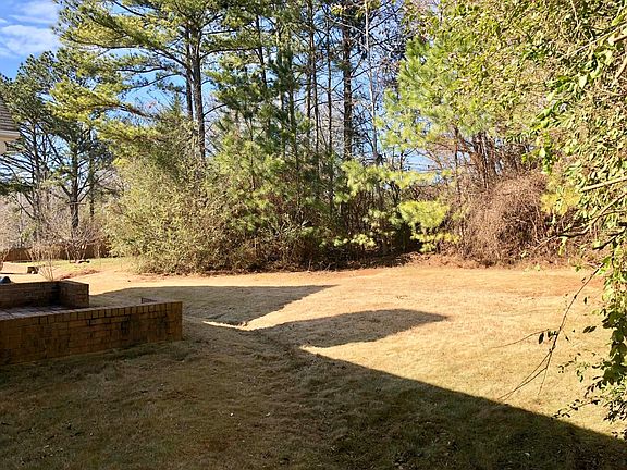 Spacious backyard