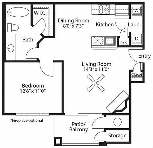 Floor plan Redeem