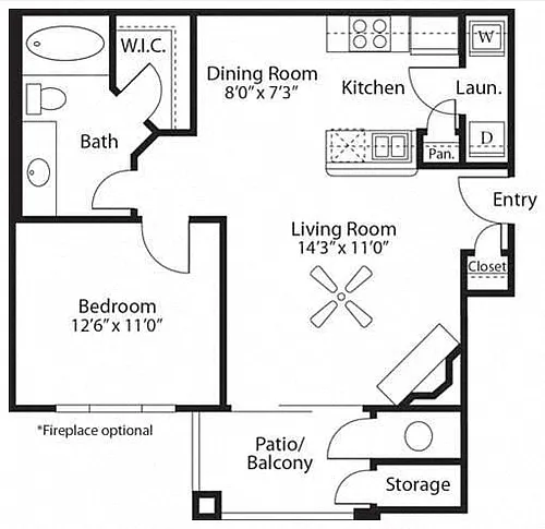 Floor plan Redeem