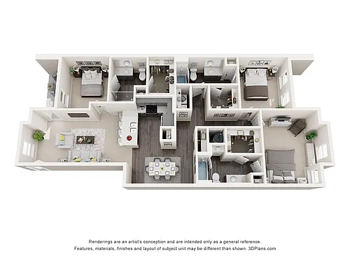 Floor plan C1A