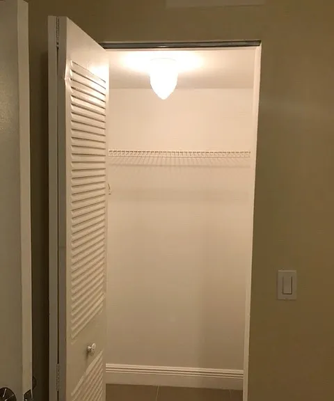 Bedroom walk in closet