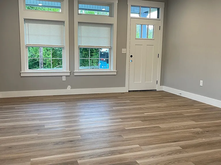 Front door and windows
