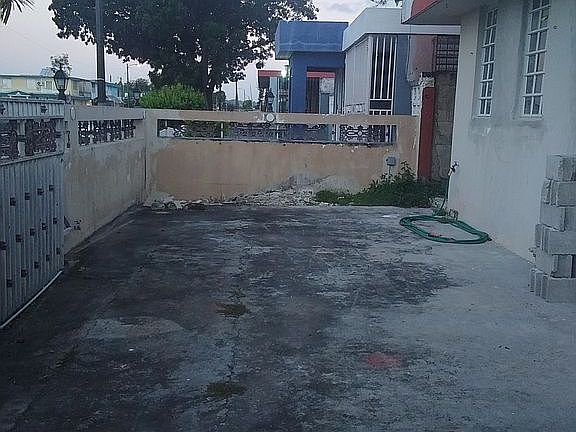 Concrete Front Yard area