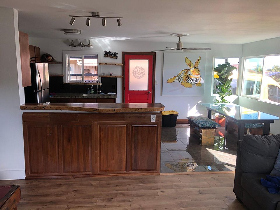 Spacious open main living area now with split AC system.