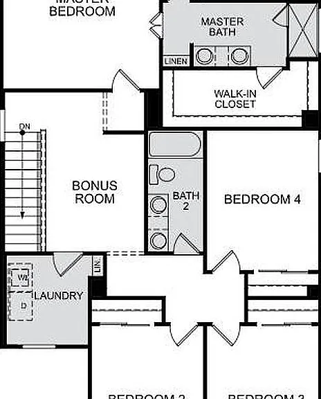Upstairs Floor Plan
