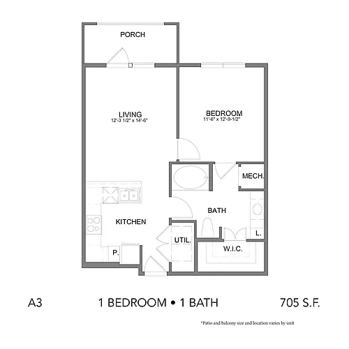 Floor plan A3