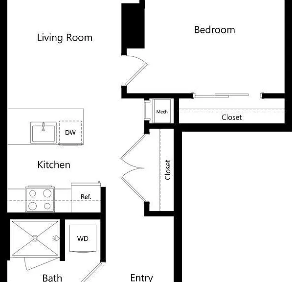 A8 floor plan The Waverly