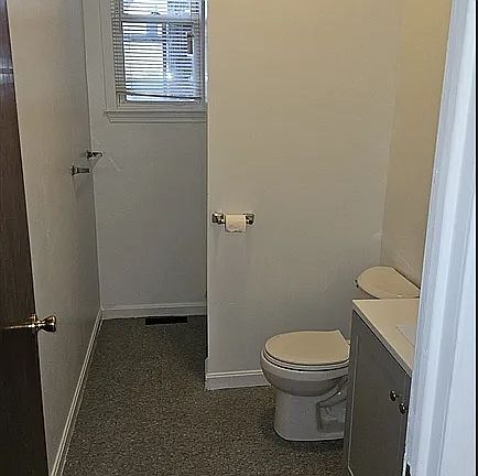 First floor bathroom. Standing shower in the back.