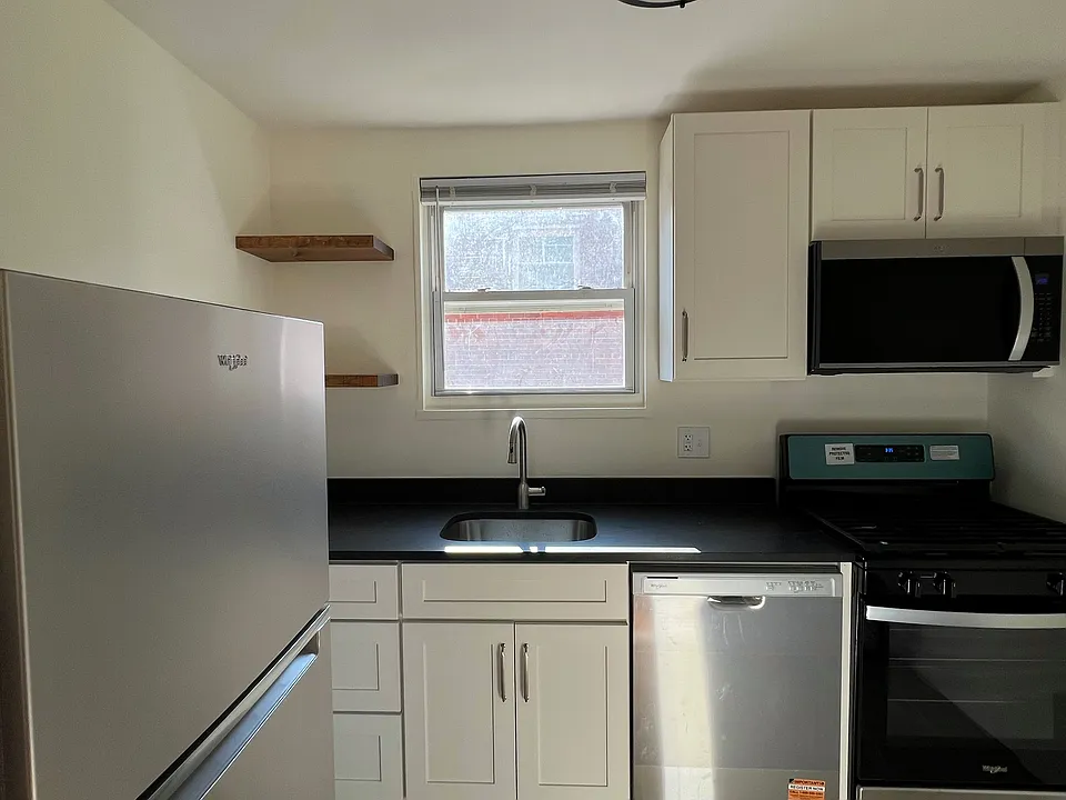 kithen with modern new appliances