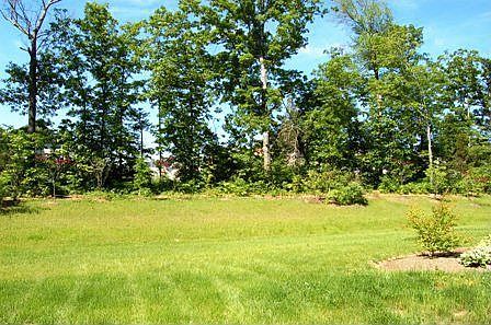 Great back yard backing to trees.
