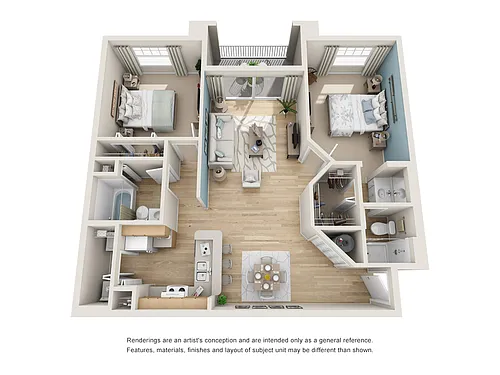 Floor plan 2x2 Patio